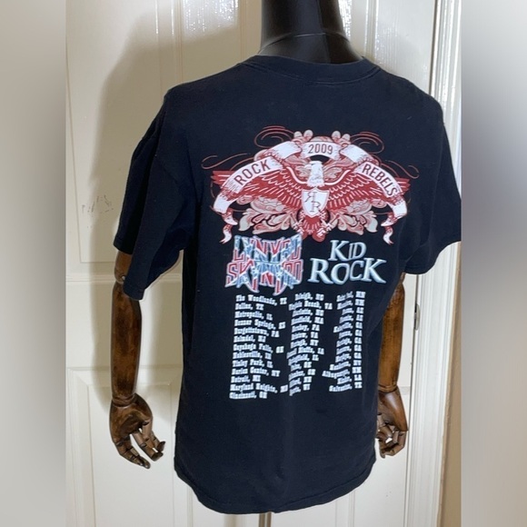 Kid Rock - Rock Rebels 2009 With Lynyrd Skynyrd.  Black Shirt. L. Anvil .‌‌‌‌‌ - Picture 2 of 12